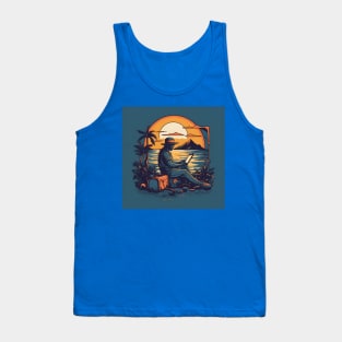 Digital Nomad World Traveler Jetsetter Freelancer Tank Top